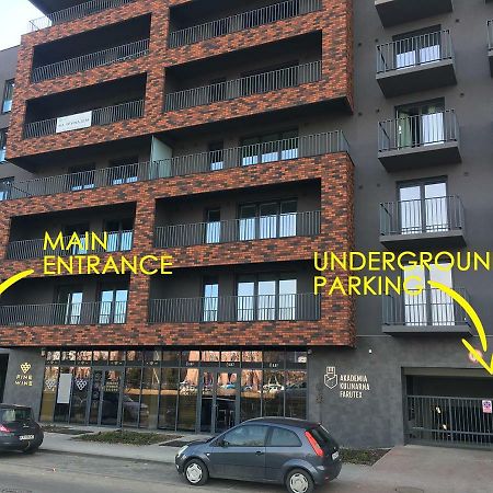 Navyblue Apartment Cracow Free Parking Tv Cracovie Extérieur photo